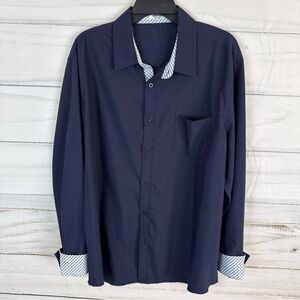 Coofandy Classic Navy Button Down Shirt